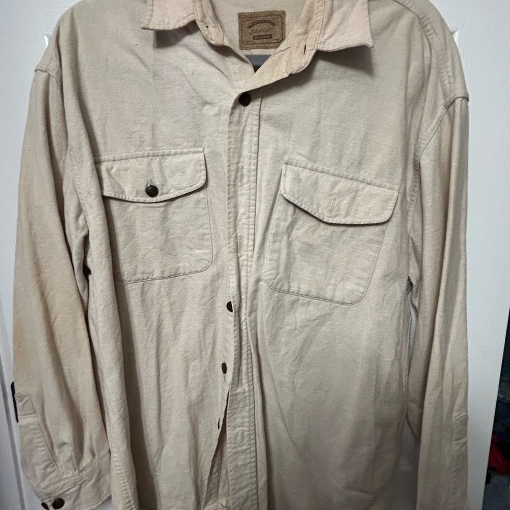 St. John's Bay Light Tan Shirt Jacket